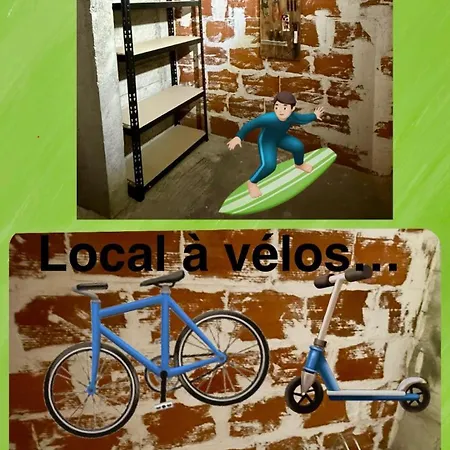 - St Brevin Les Pins - Hyper Centre - Fibre - Parking - Jusqu'a 6 Personnes 아파트 *