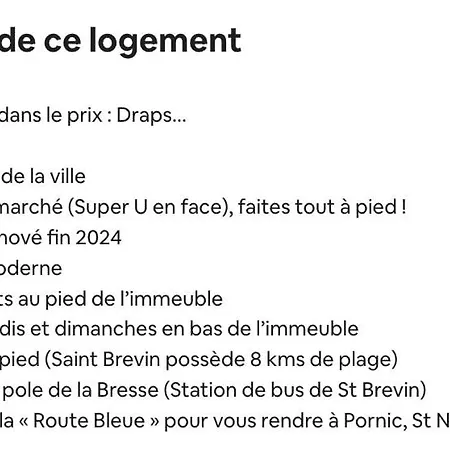 - St Brevin Les Pins - Hyper Centre - Fibré - Parking - Jusqu'à 6 Personnes Appartement Saint-Brévin-les-Pins