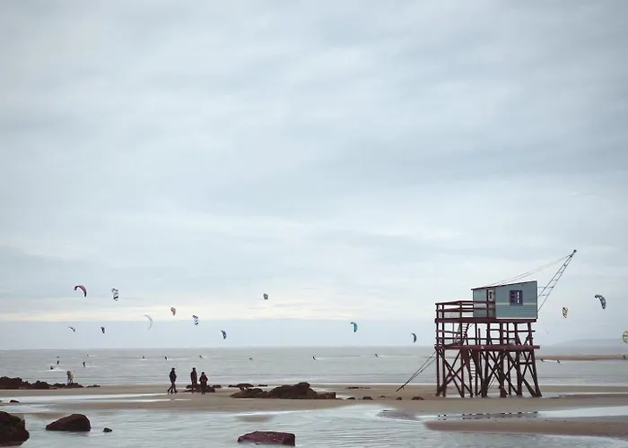 Hyper Centre - Draps Inclus - Fibre - Parking - Local Velos - Jusqu'a 6 Personnes * Saint-Brévin-les-Pins