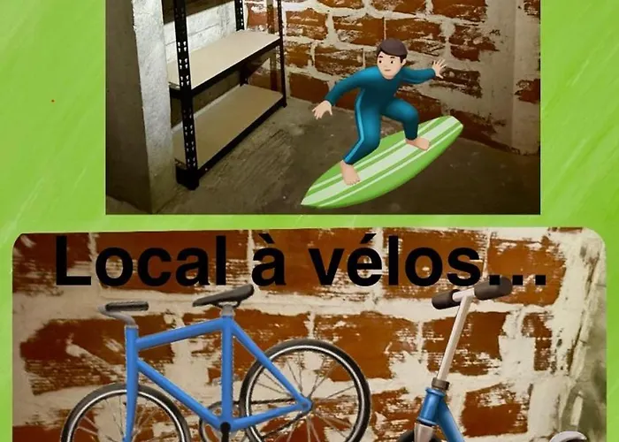 Hyper Centre - Draps Inclus - Fibre - Parking - Local Velos - Jusqu'a 6 Personnes Daire *