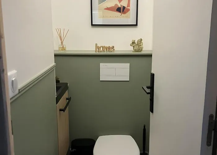 Hyper Centre - Draps Inclus - Fibre - Parking - Local Velos - Jusqu'a 6 Personnes * سانت-بريفين-لي-بان